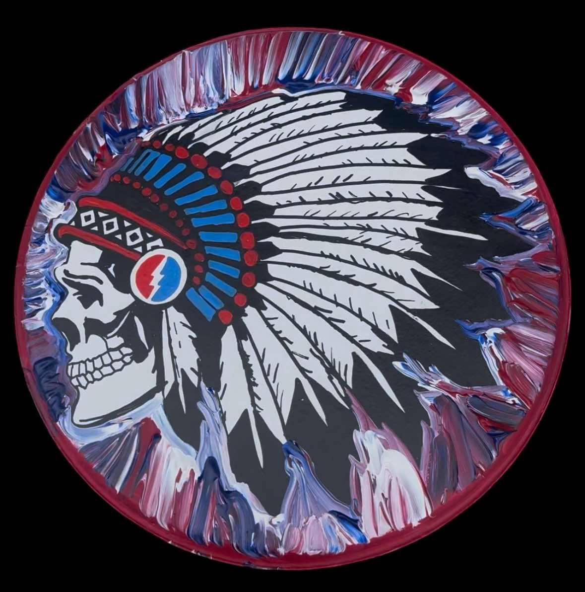 Yogi Bear Hand Painted Drum Head