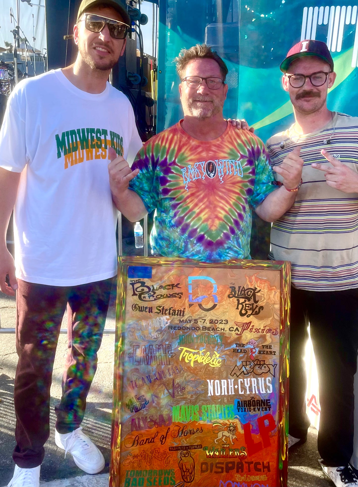 Beach Life Festival '23 Hand Painted Line Up