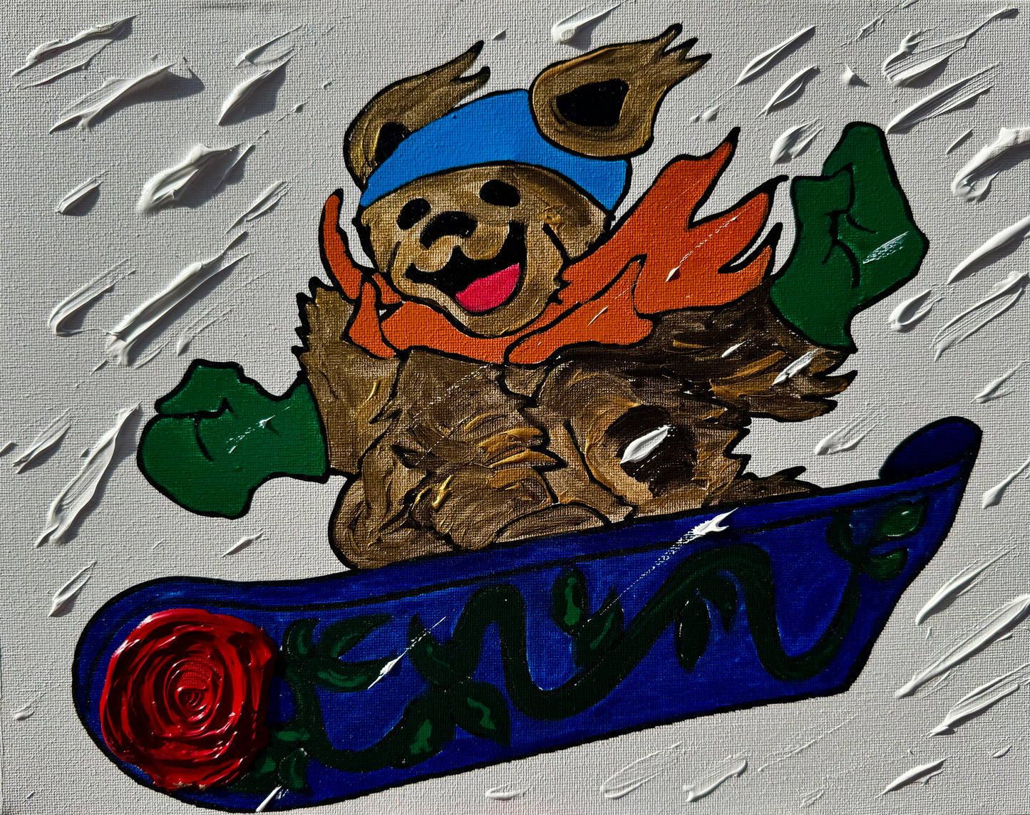 SnowBoard Bear