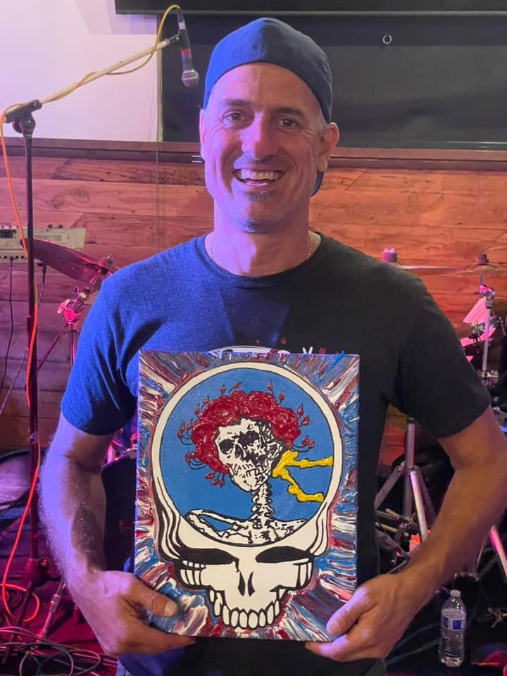 Steal Your Face - Skull & Roses Purple
