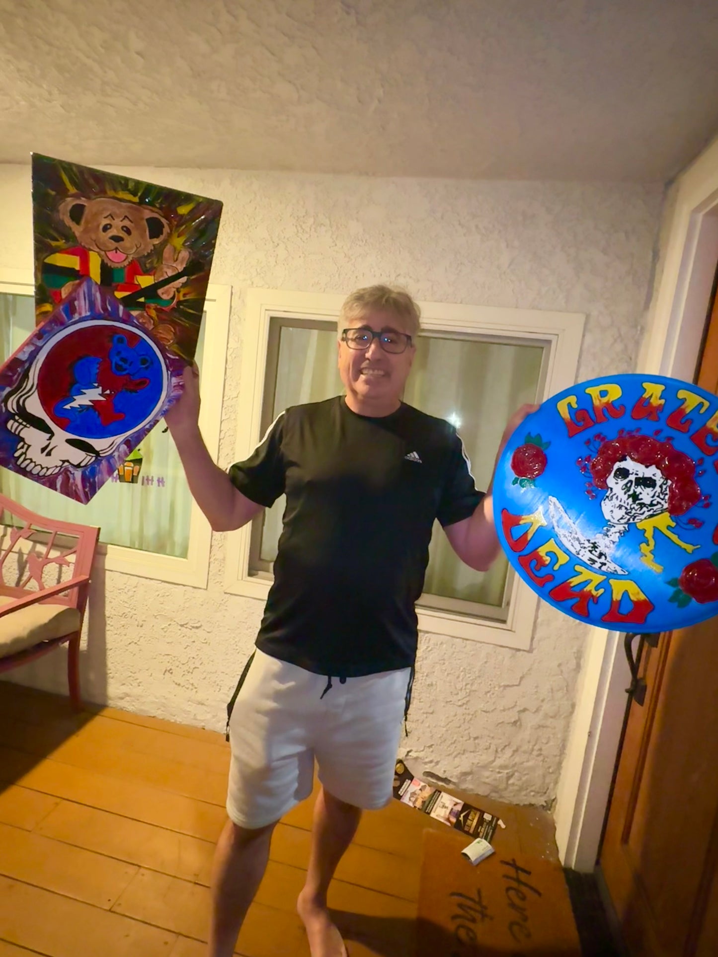 Grateful Dead Skull & Roses Drum Head