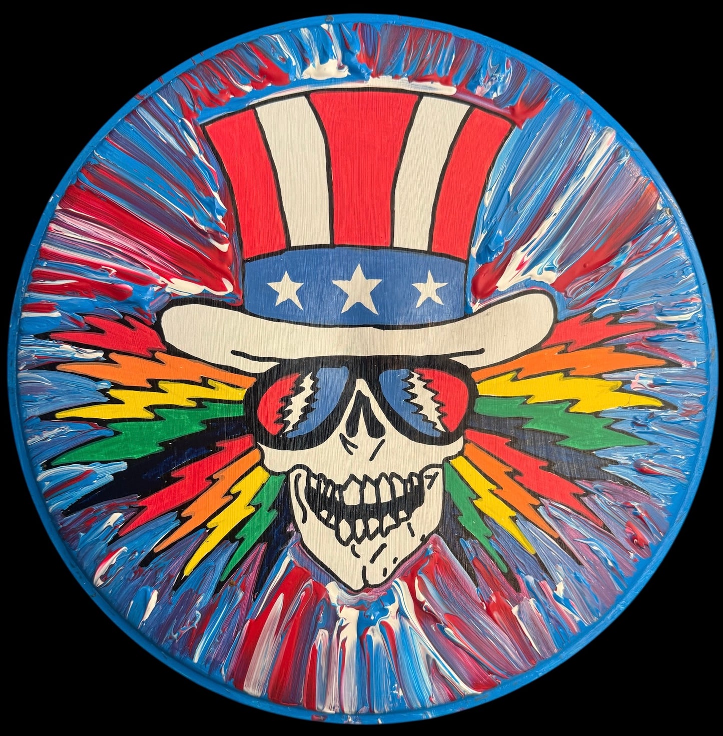 Yogi Bear Hand Painted Drum Head