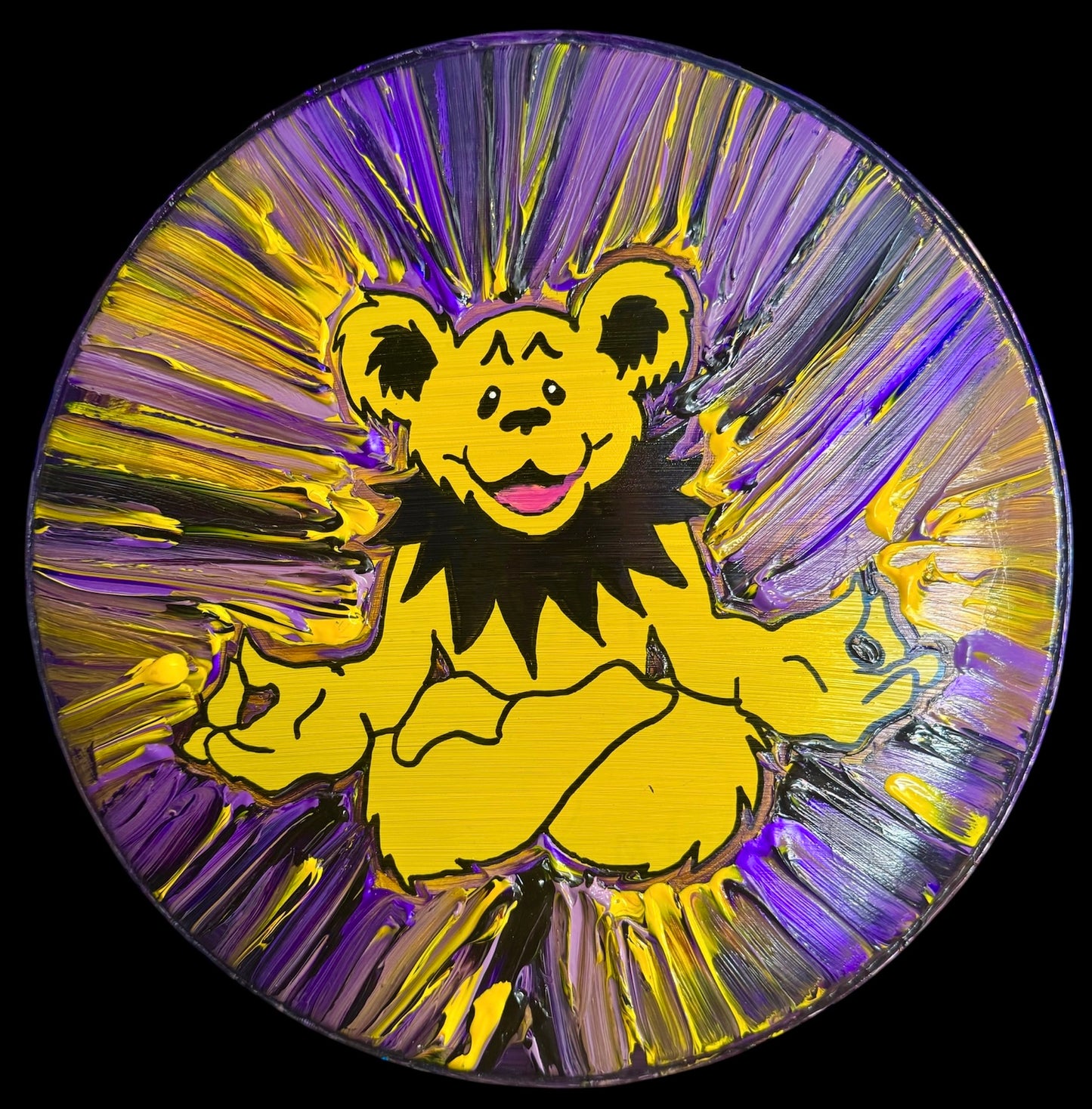 Yogi Bear Hand Painted Drum Head