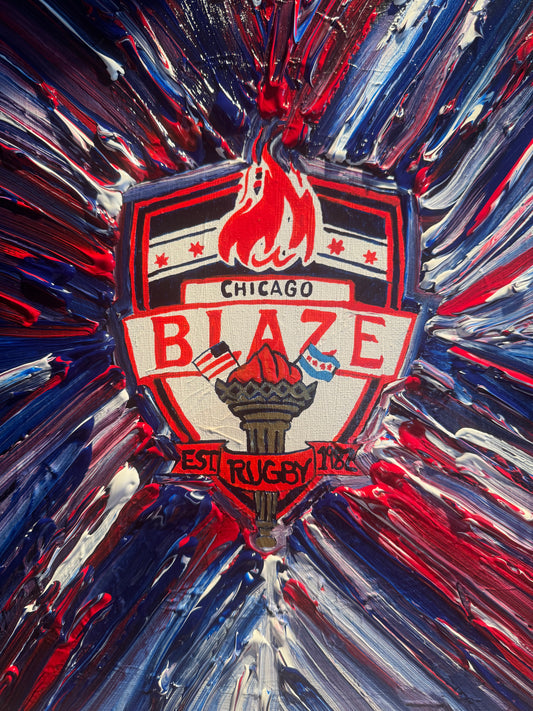 Chicago Blaze Torch Painting