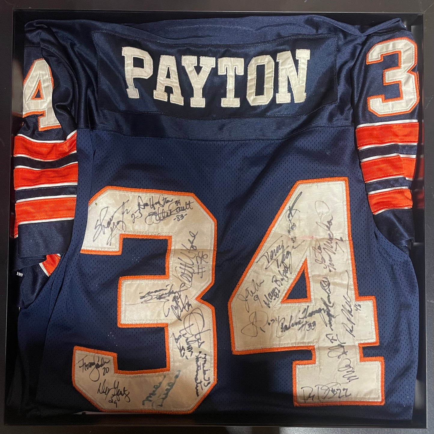 Brian Urlacher Autographed Jersey by his 1985 Super Bowl Champion Teammates