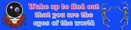 Wake up to find out that you are the Eyes of the World