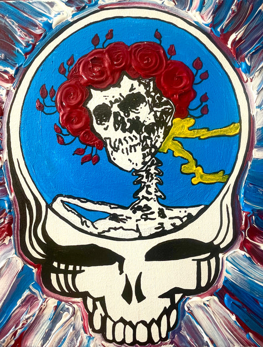 Steal Your Face - Skull & Roses