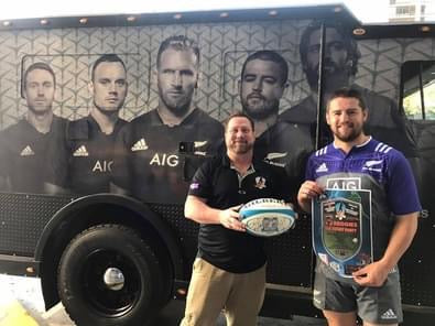 New Zealand All Blacks vs USA Eagles Signed Match Ball