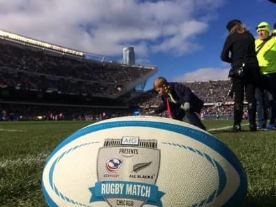 New Zealand All Blacks vs USA Eagles Signed Match Ball