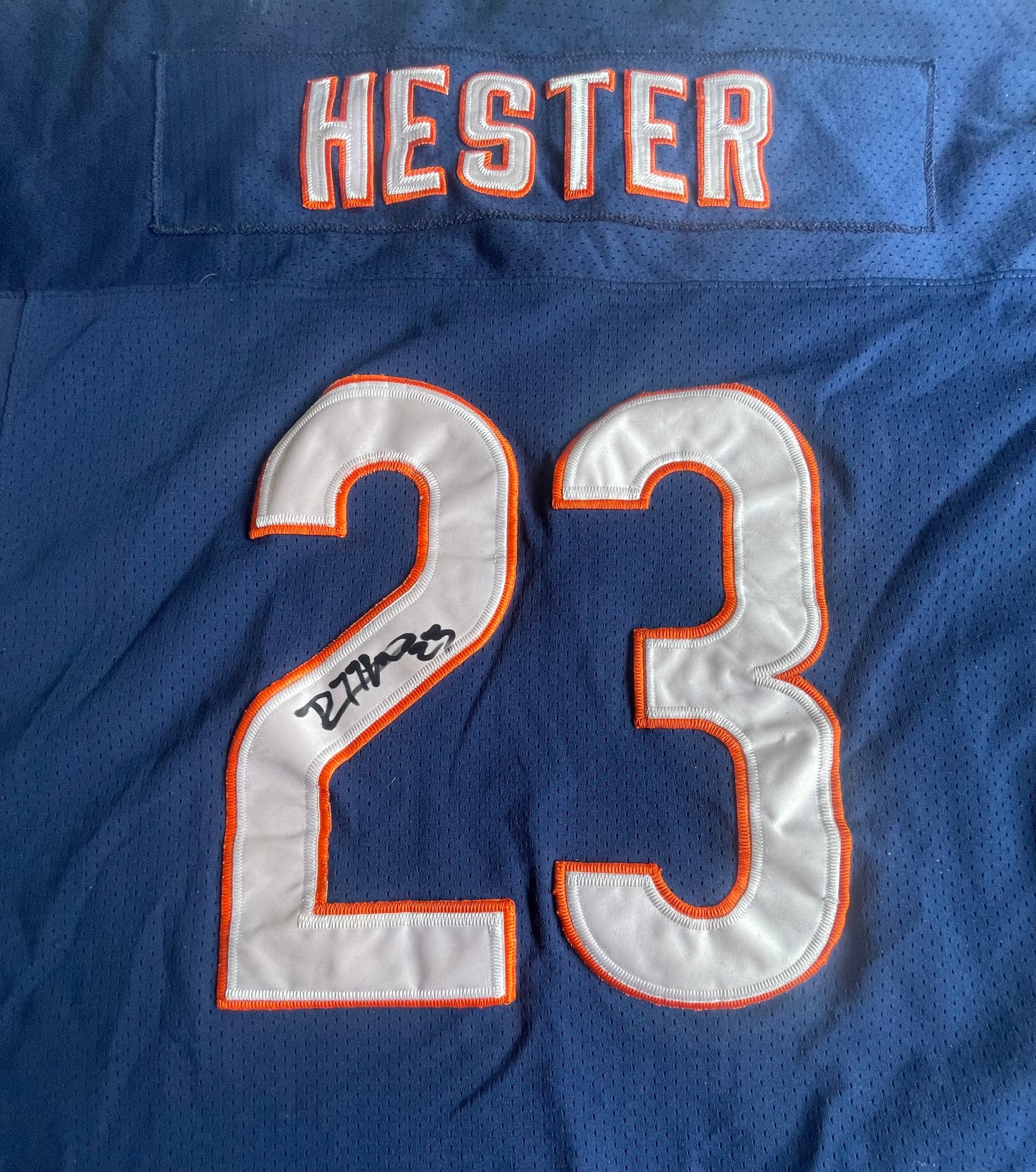 Devin Hester Autographed Jersey