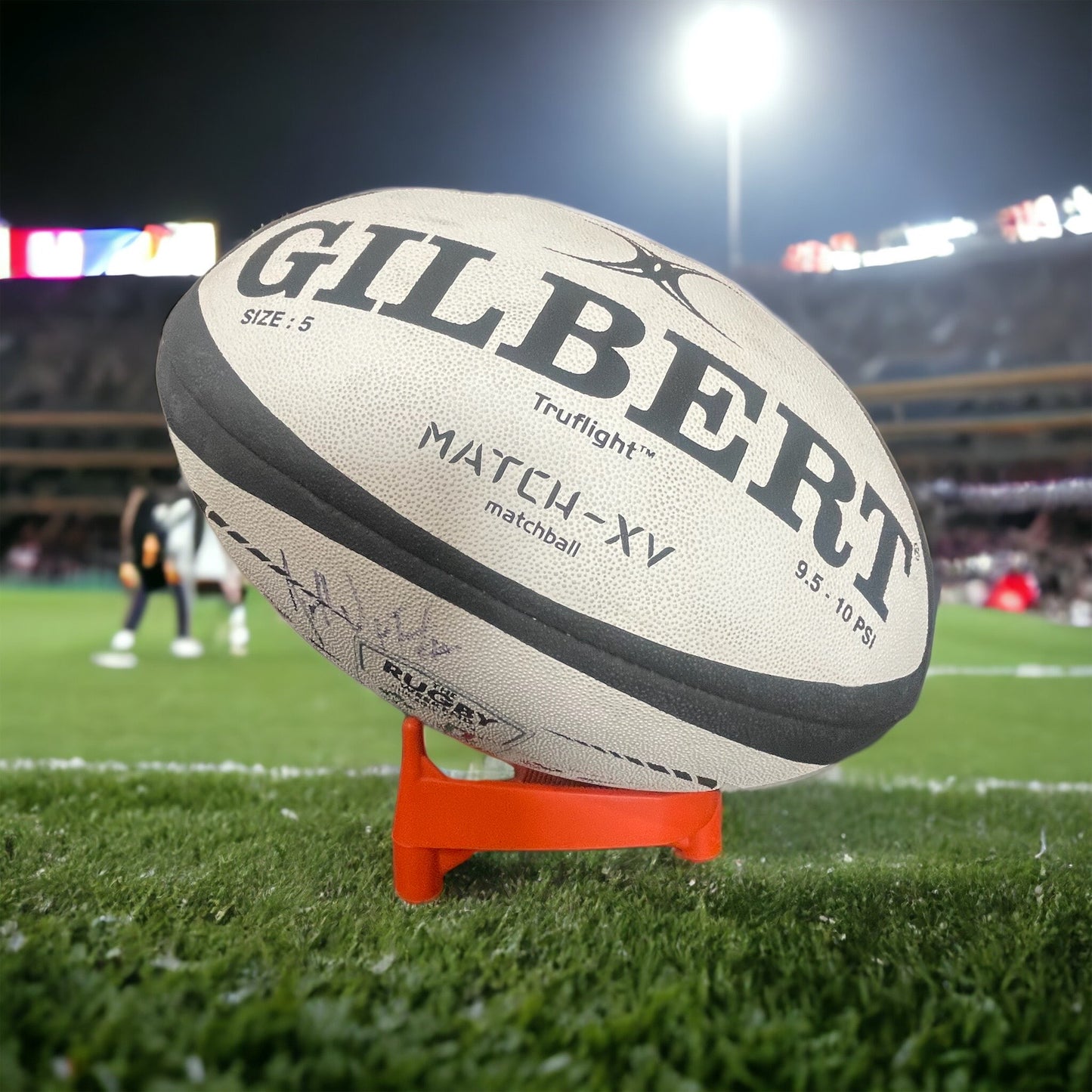 Ireland vs Italy Josh Van der Flier autographed Rugby Match Ball signed by 2021 Rugby World Player of the Year