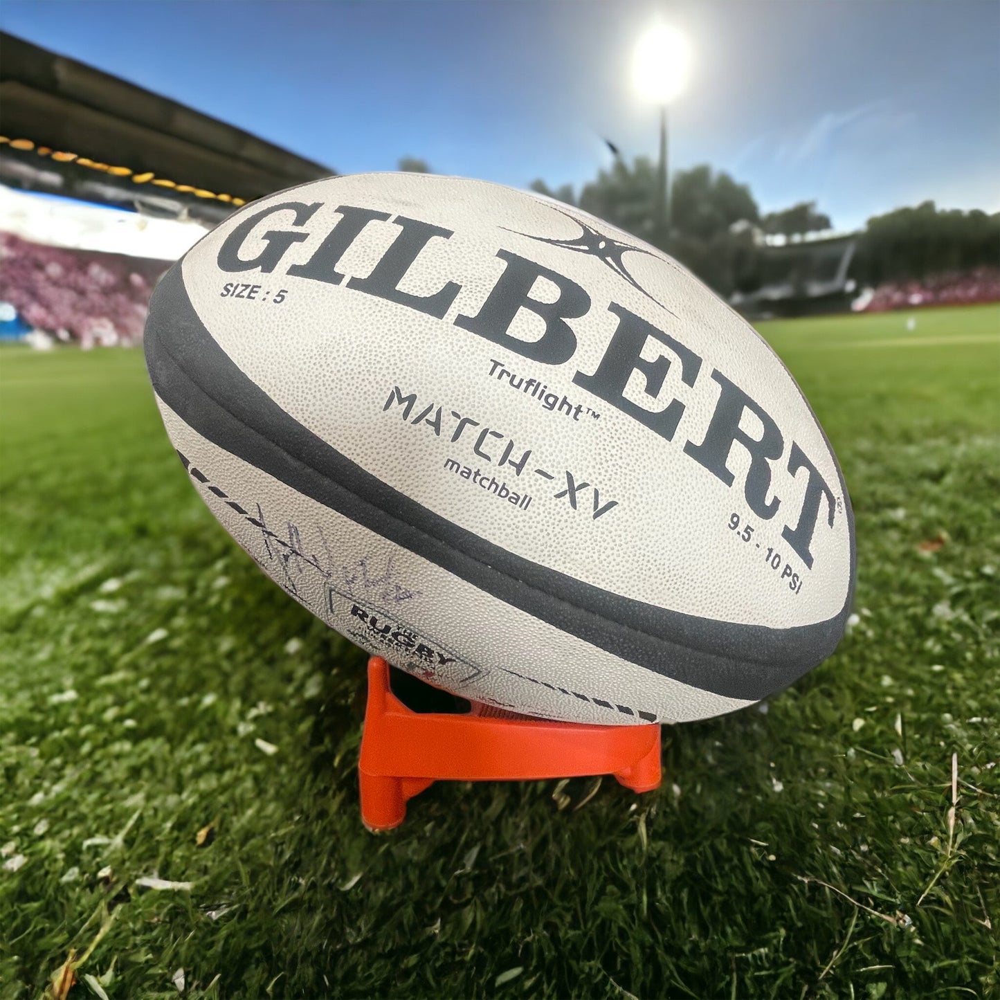 Ireland vs Italy Josh Van der Flier autographed Rugby Match Ball signed by 2021 Rugby World Player of the Year