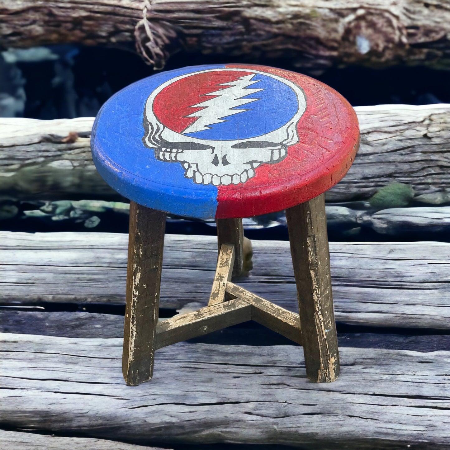 Steal Your Face Step Stool