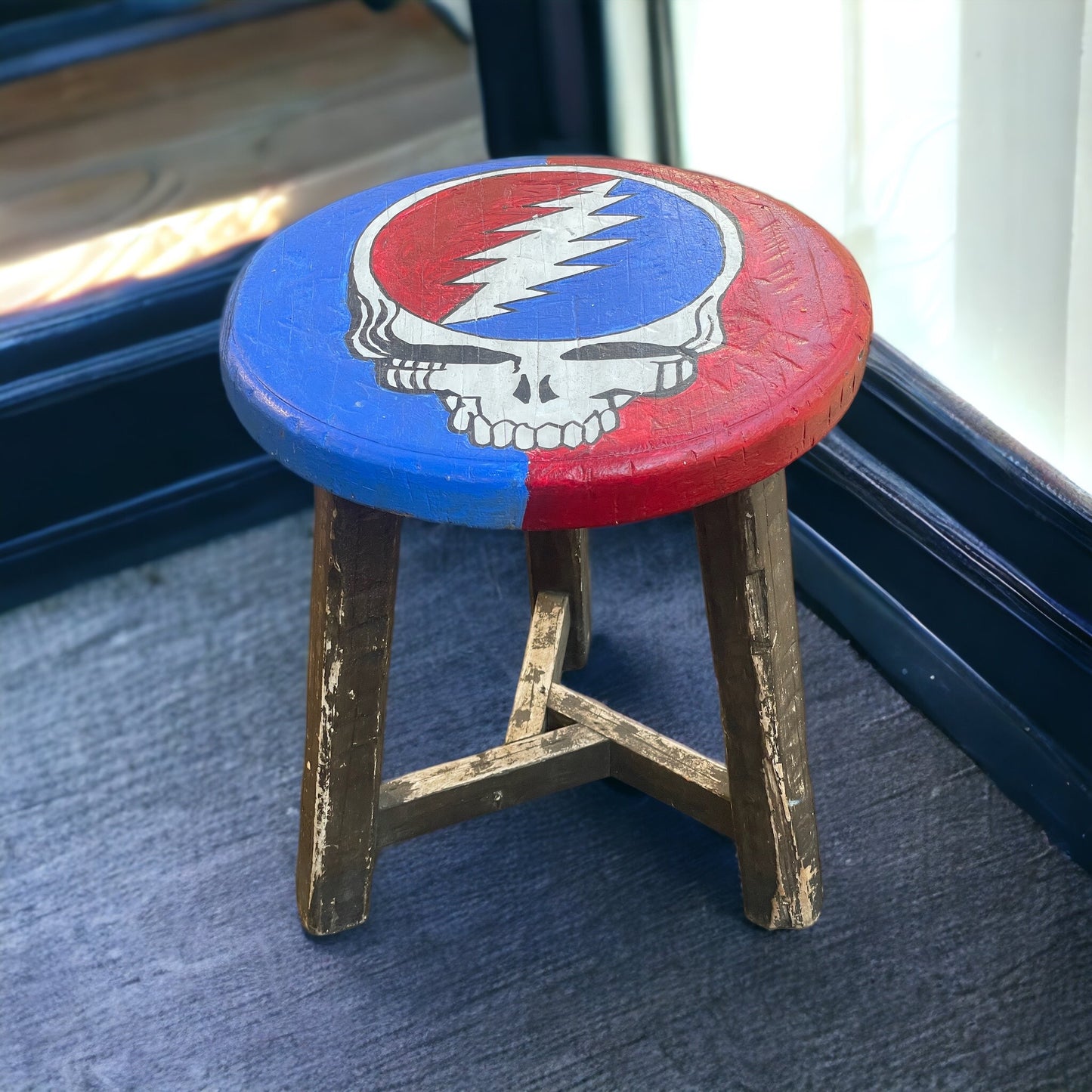 Steal Your Face Step Stool