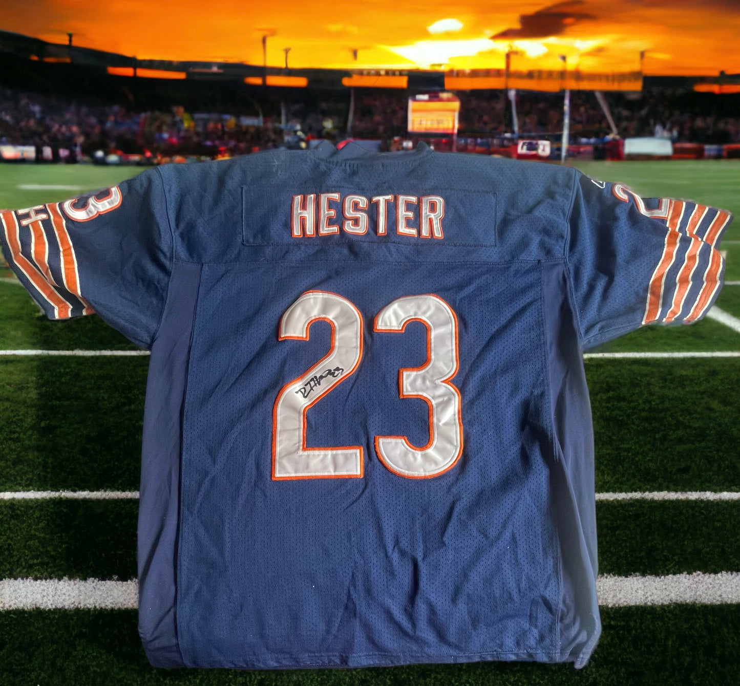 Devin Hester Autographed Jersey