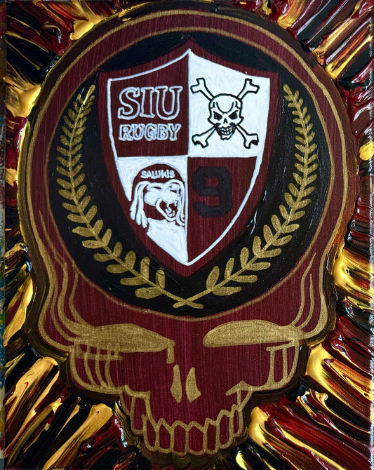 Steal Your Face - SIU Rugby with Number