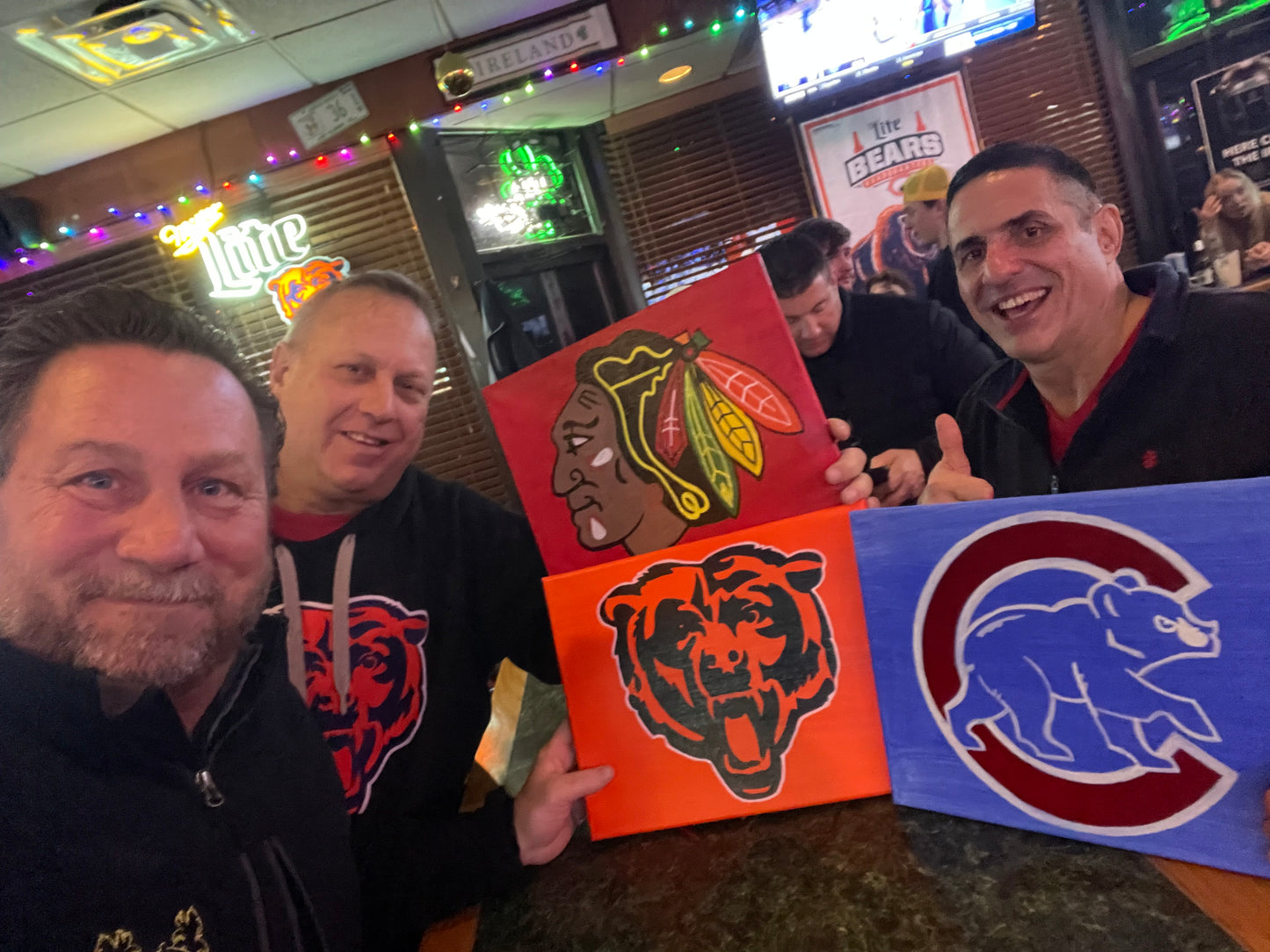 Chicago Blaze Torch Painting