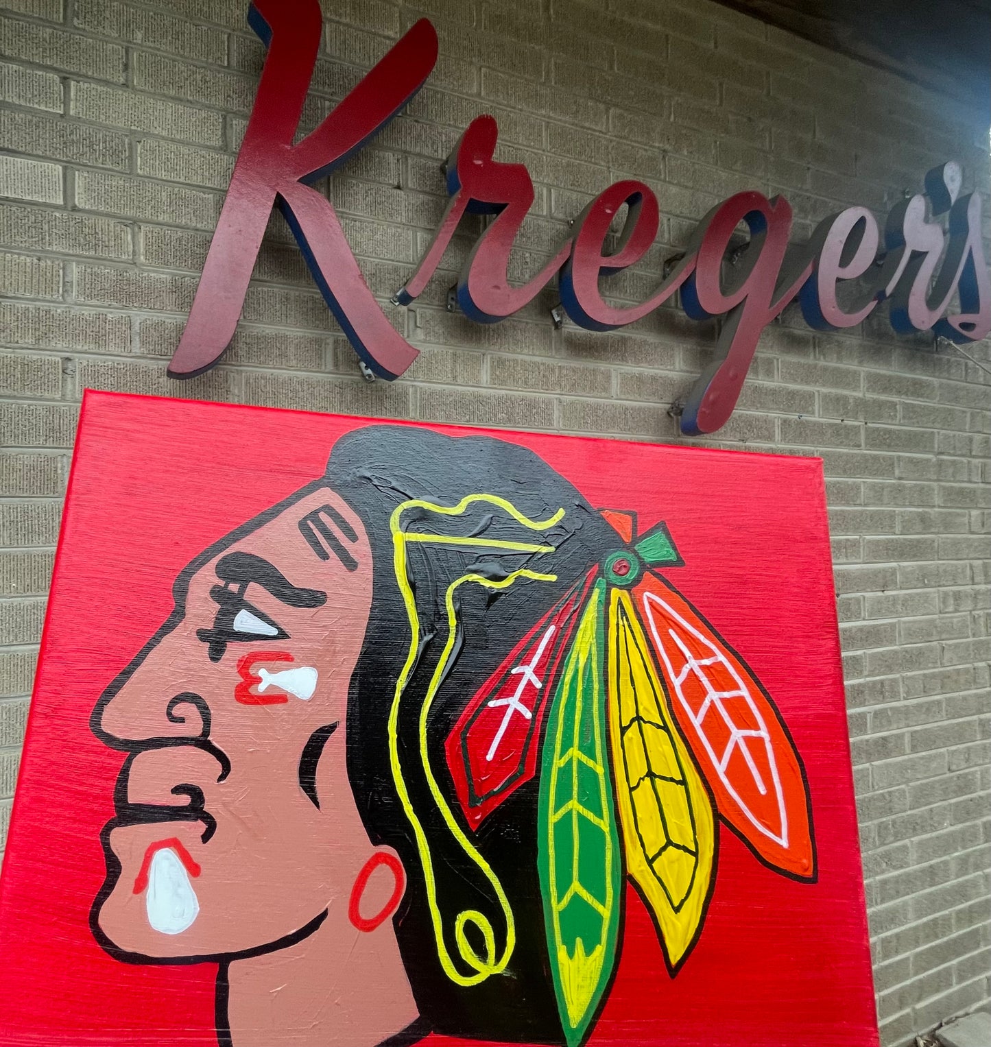 Chicago Blaze Torch Painting
