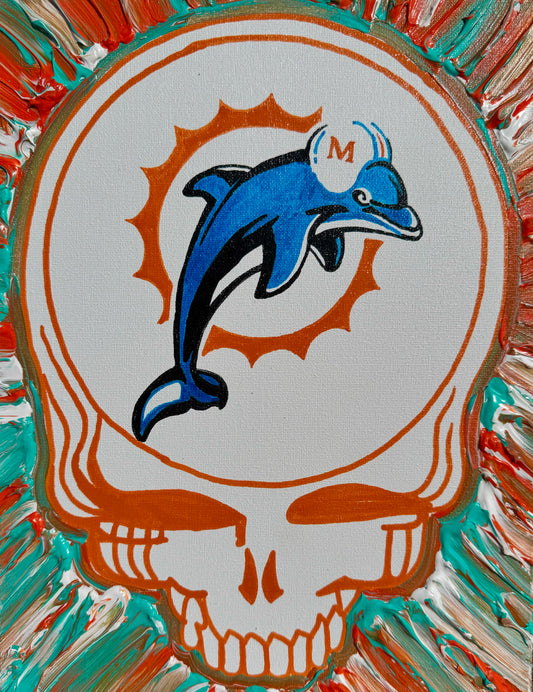 Steal Your Face - Miami Dolphins Old School