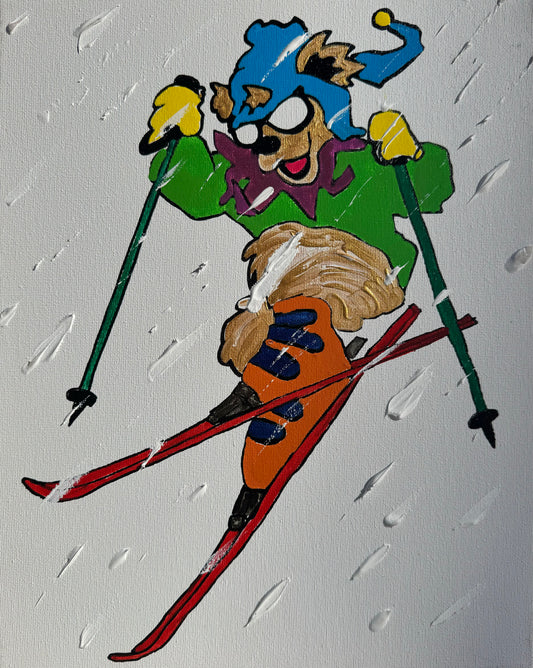Dancing Ski Bear