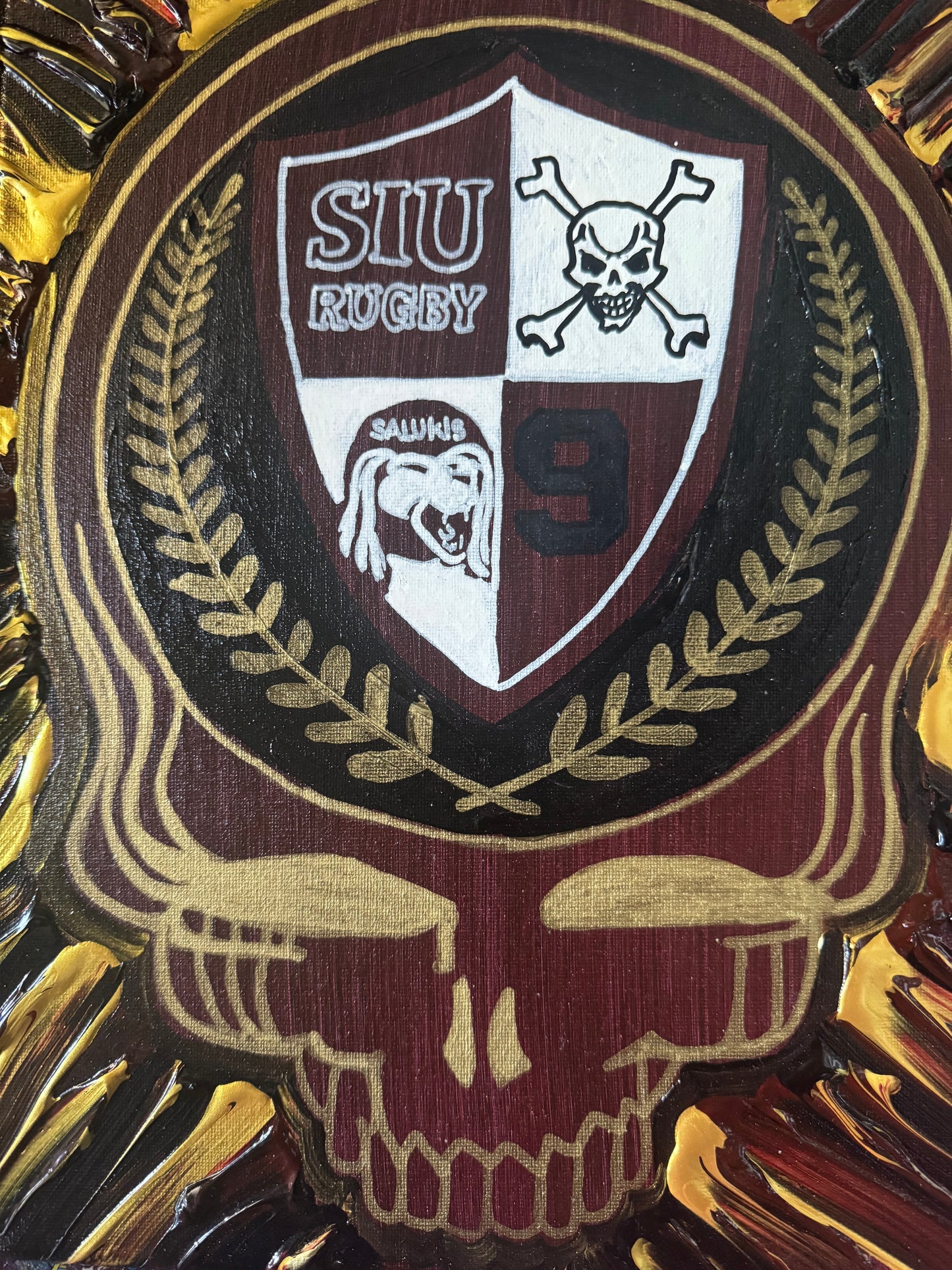Steal Your Face - SIU Rugby with Number