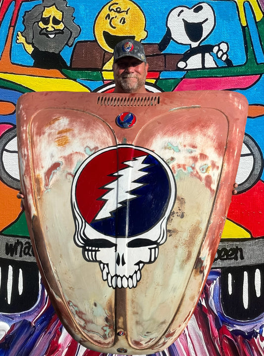 VW Bug Hood - Steal Your Face - Hand Painted
