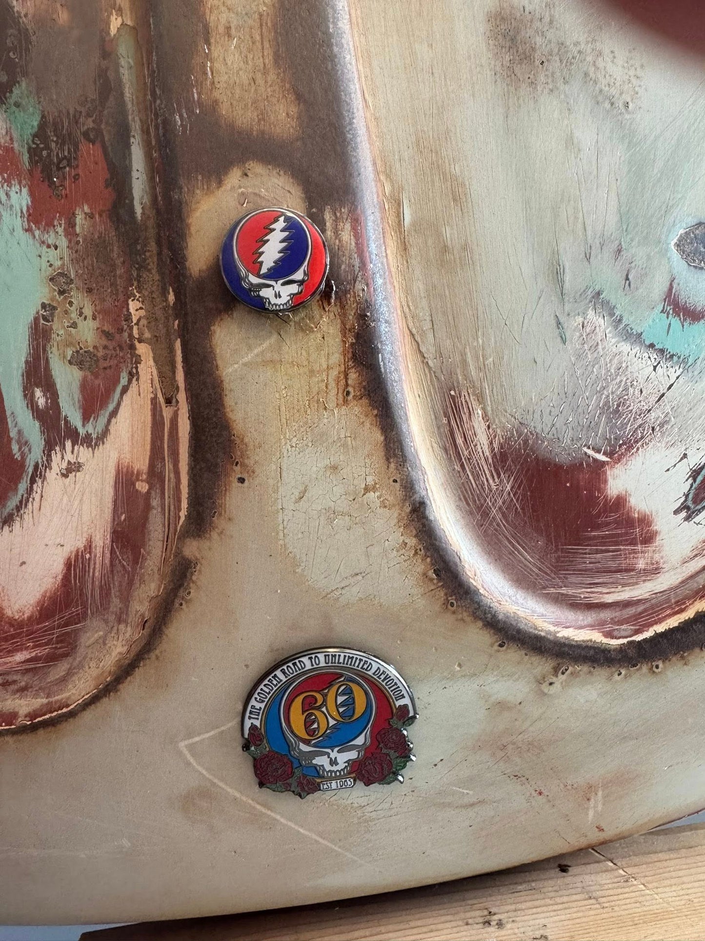 VW Bug Hood - Steal Your Face - Hand Painted