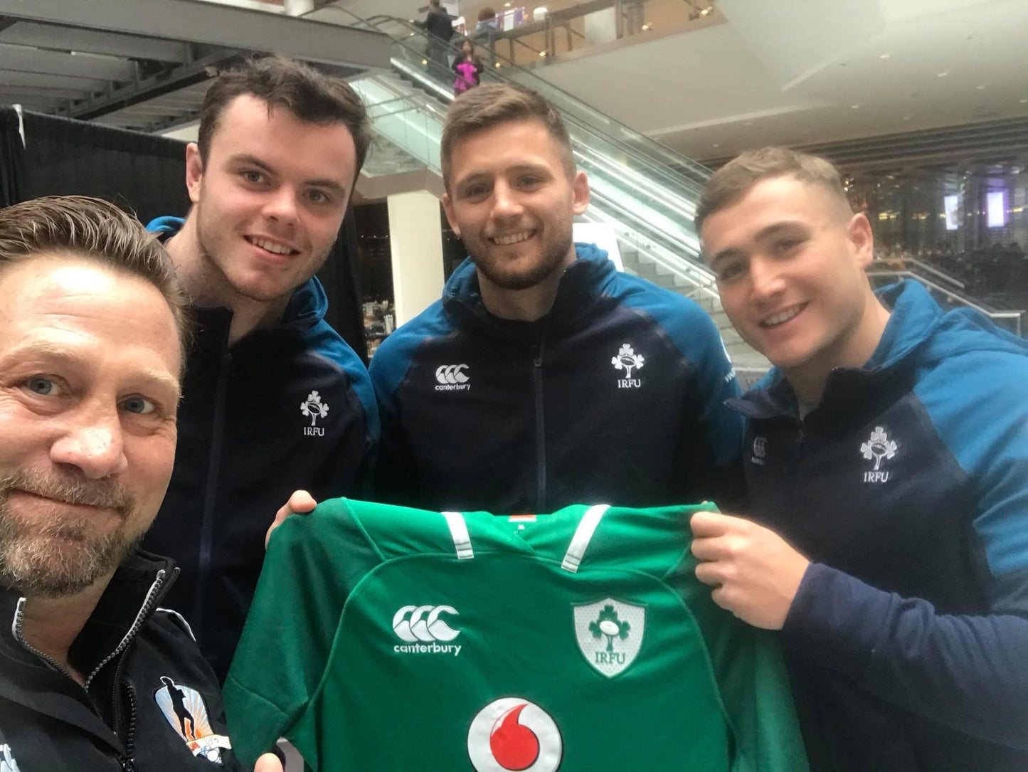 Ireland Rugby Autographed Jersey 2018