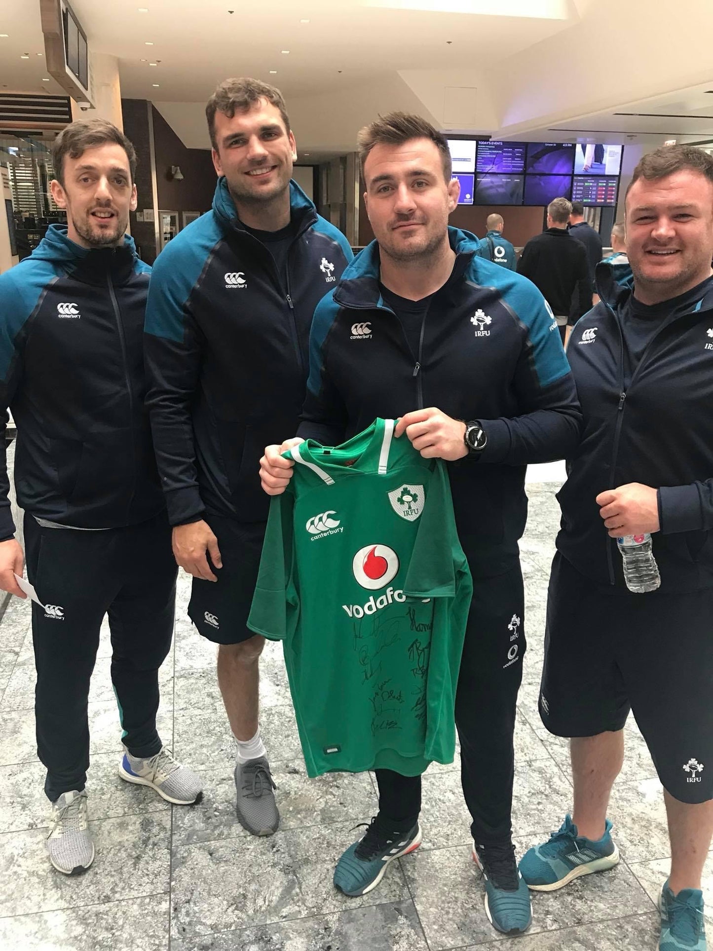 Ireland Rugby Autographed Jersey 2018