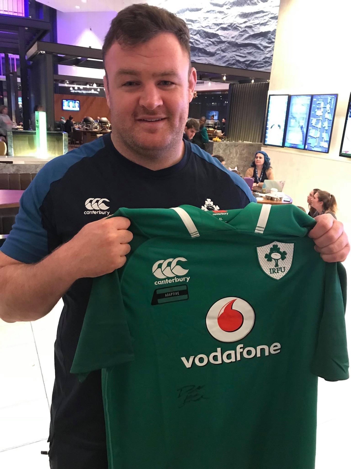 Ireland Rugby Autographed Jersey 2018