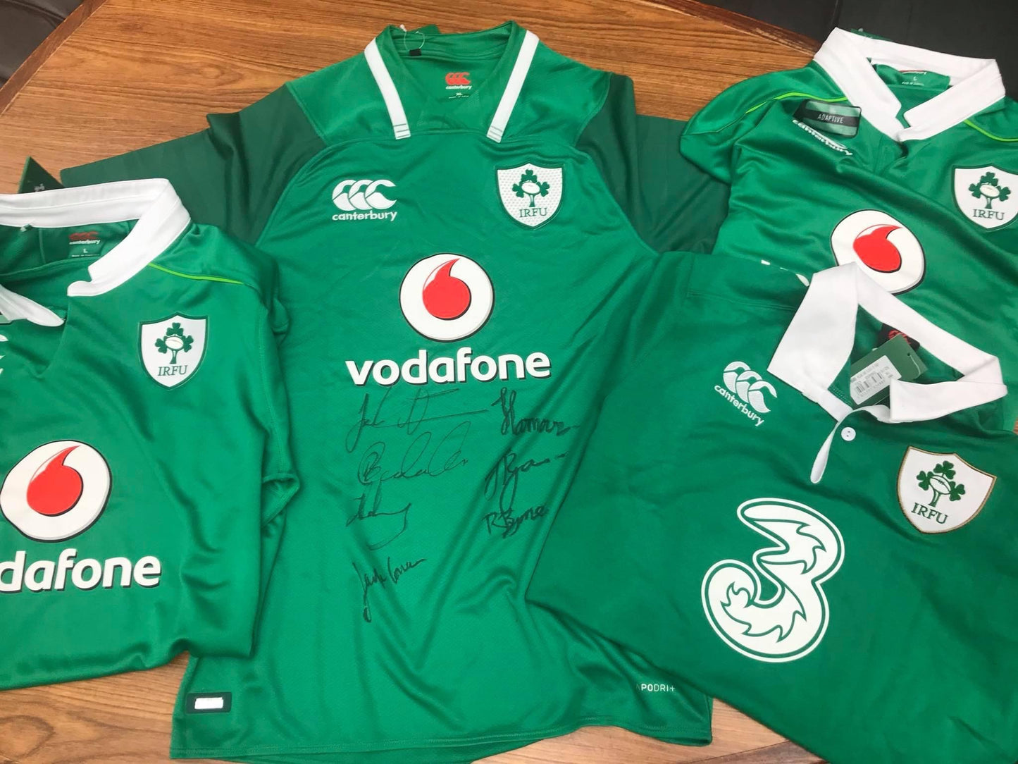 Ireland Rugby Autographed Jersey 2018