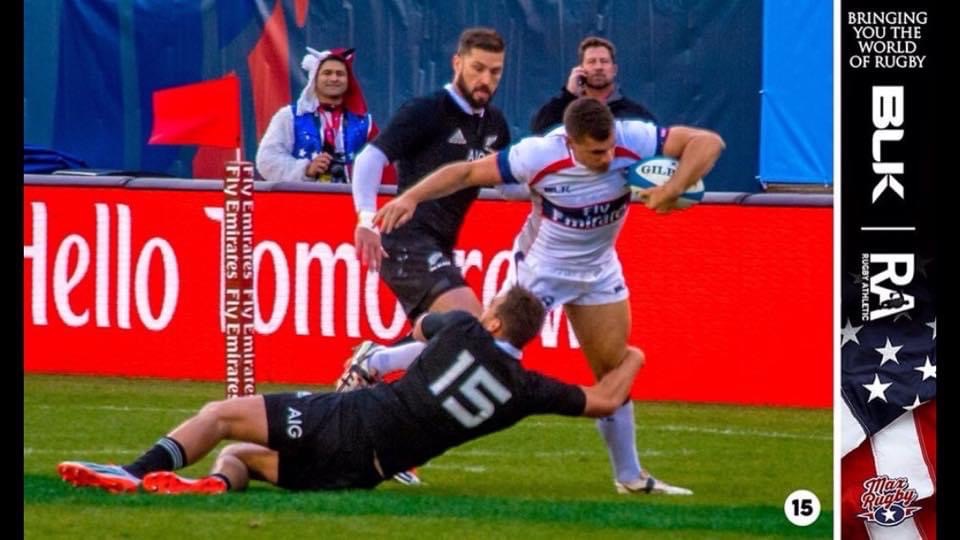 USA Eagles Men's National Rugby Team Autographed Jersery - vs New Zealand