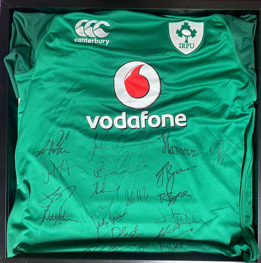 Ireland Rugby Autographed Jersey 2018