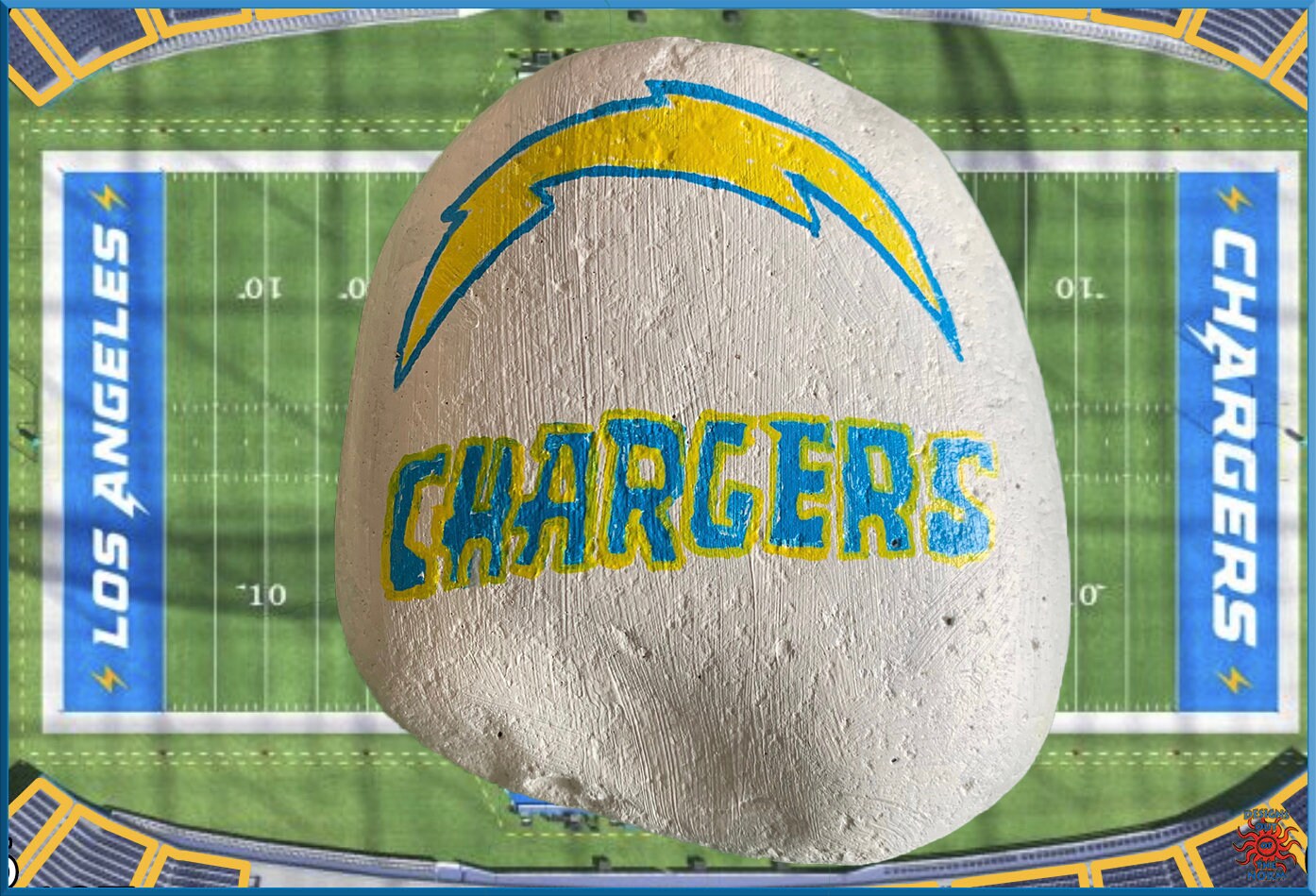 Los Angeles Chargers NFL Stone