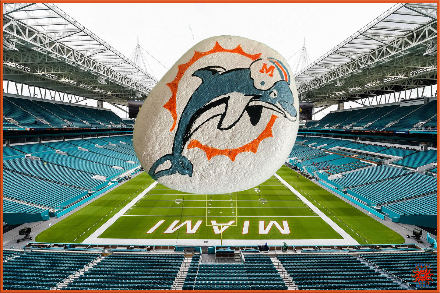 Miami Dolphins NFL Stone