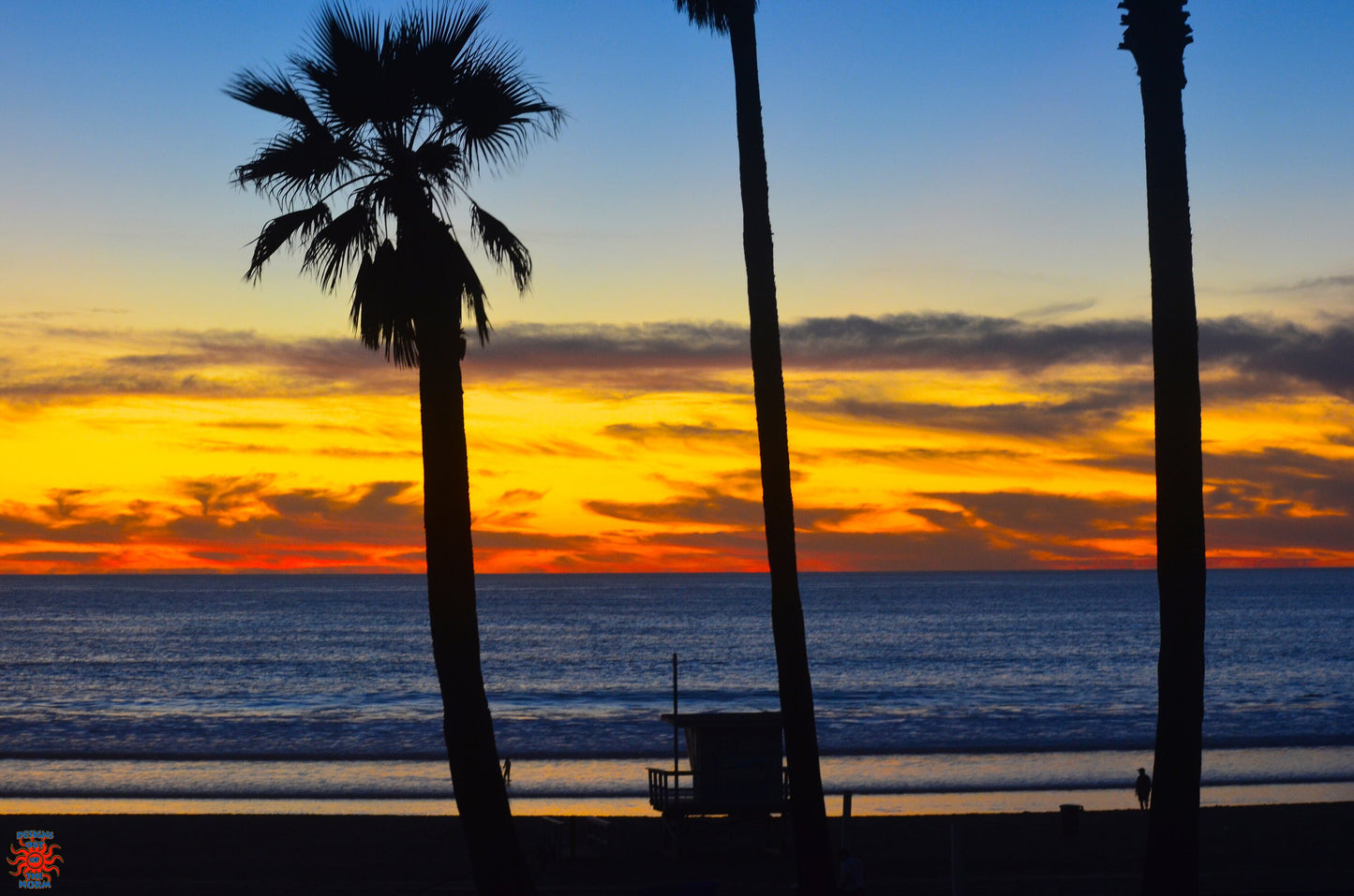 Malibu Sunset 40th St Life Guard Stand at Sunset