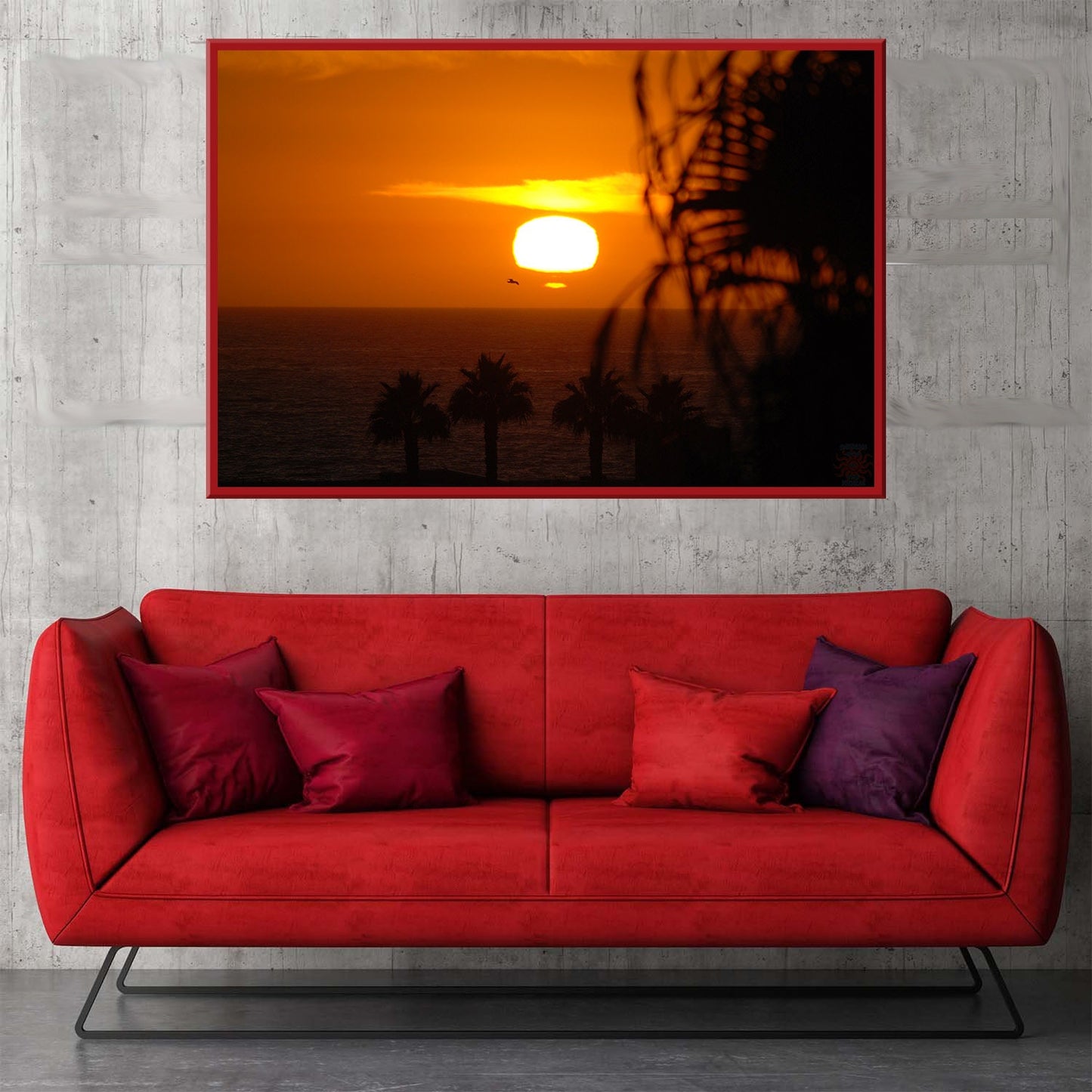 Redondo Beach Sunset in the Palms