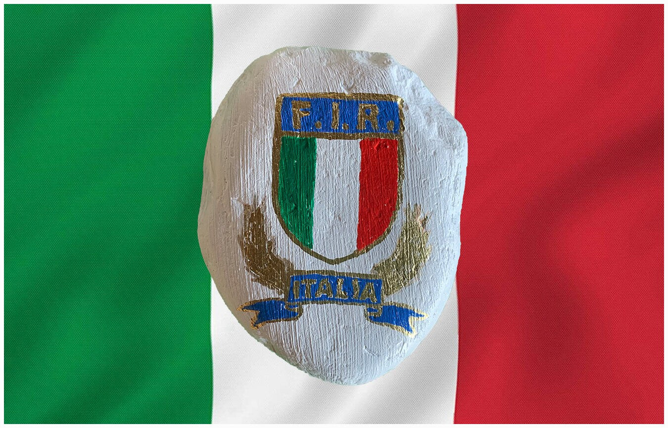 Italy Rugby Stone