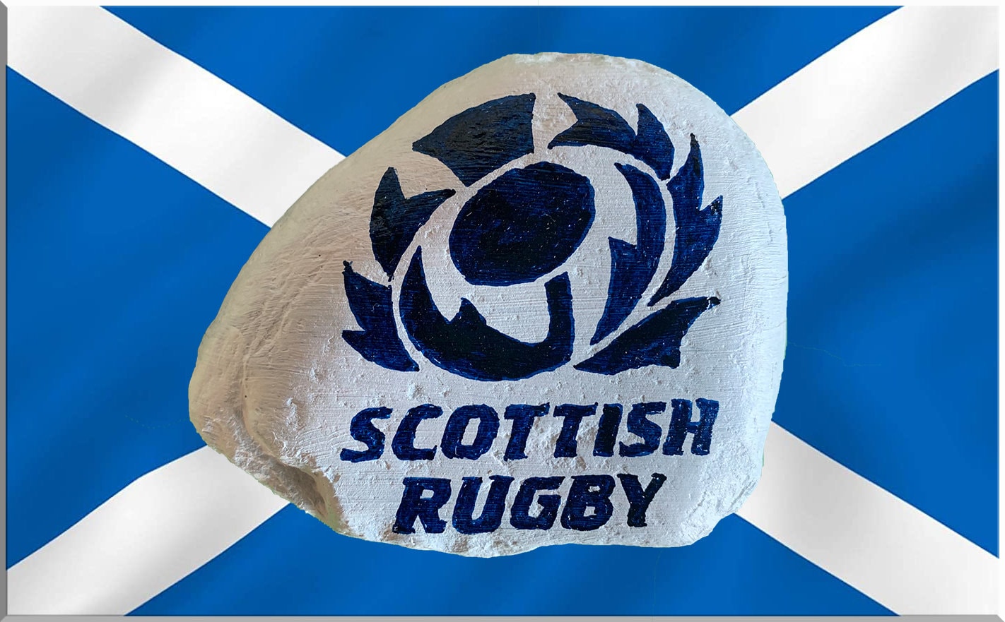 Scotland Rugby Stone