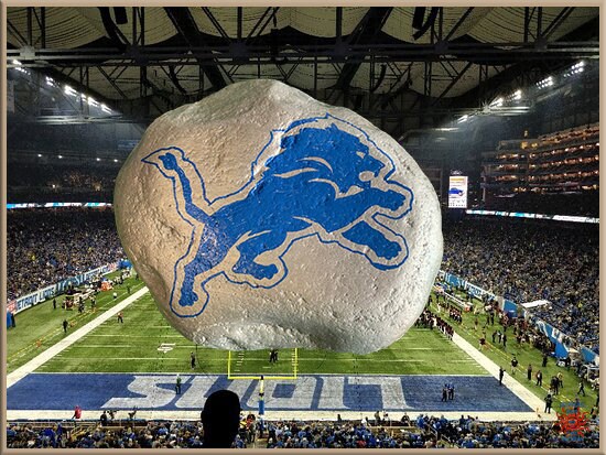 Detroit Lions NFL Stone