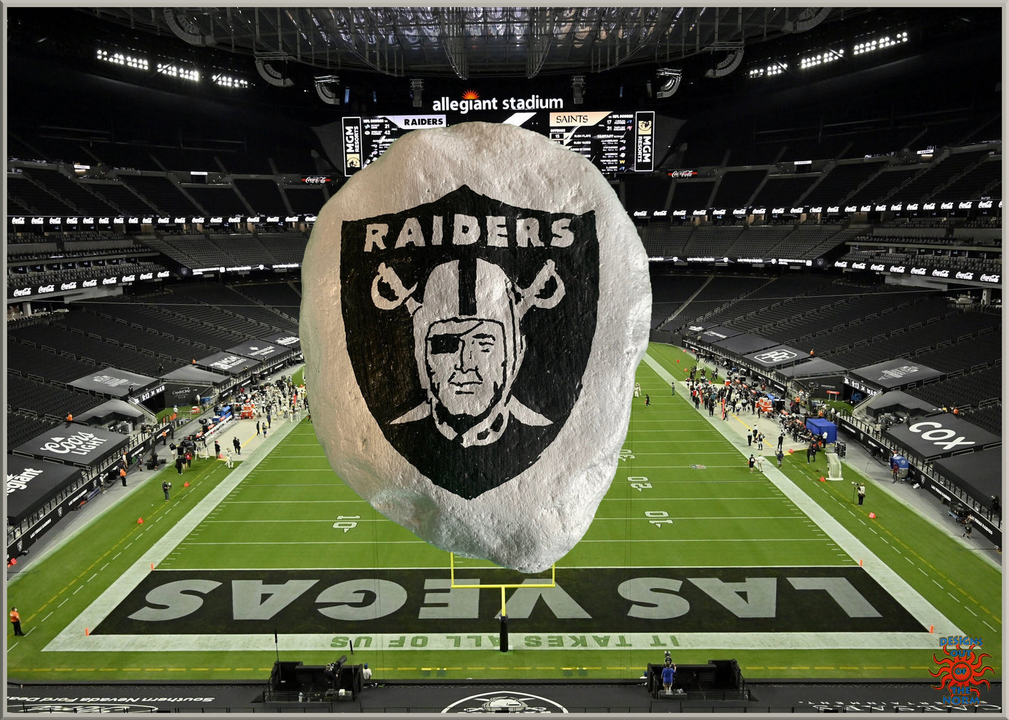 Las Vegas Raiders NFL Stone