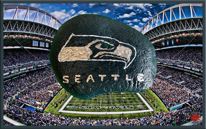 Seattle Seahawks NFL Stone