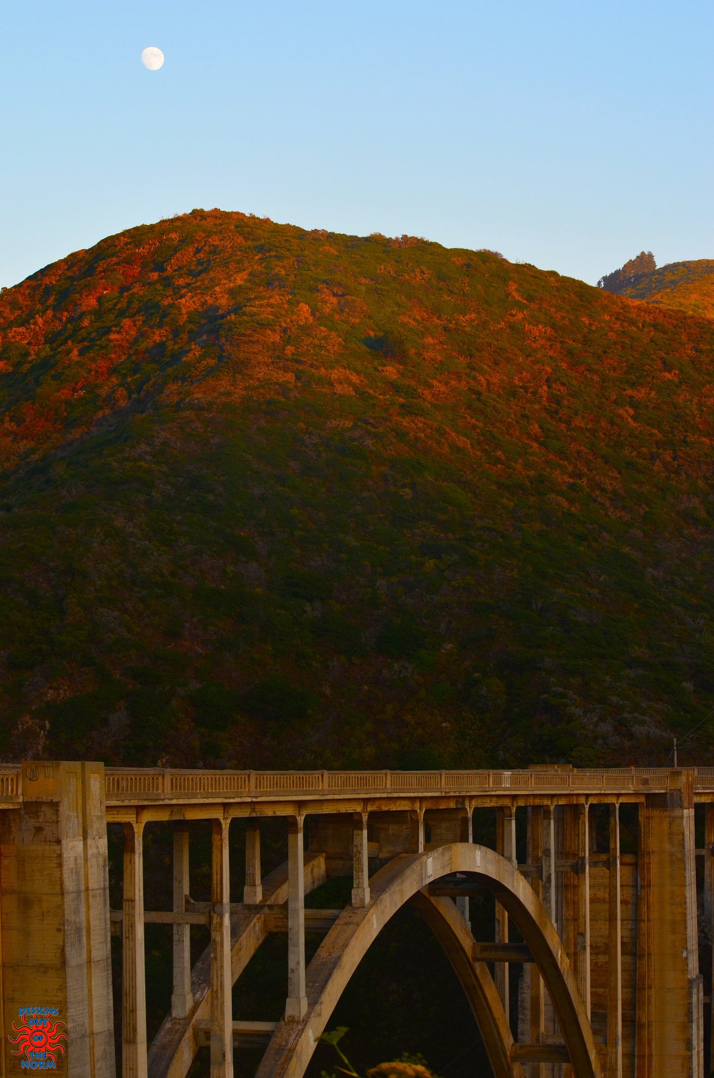 Bixby Bridge Moon