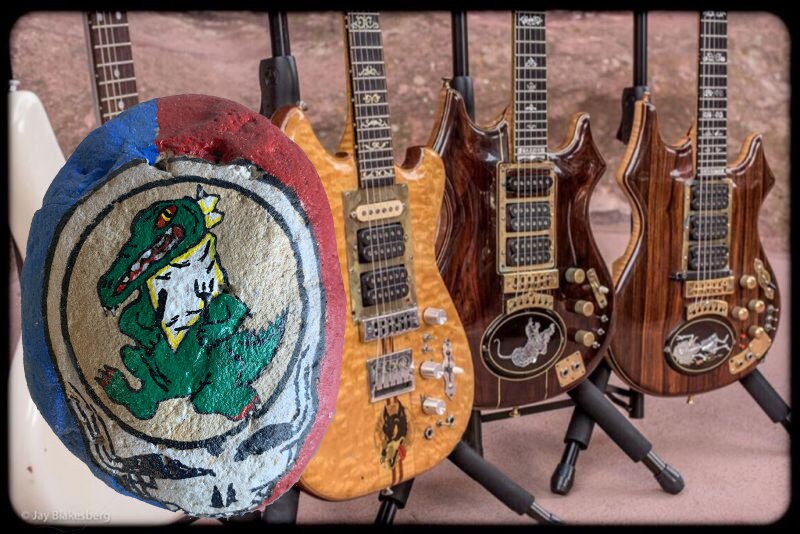 Jerry Garcia of the Grateful Dead's Alligator Stealie