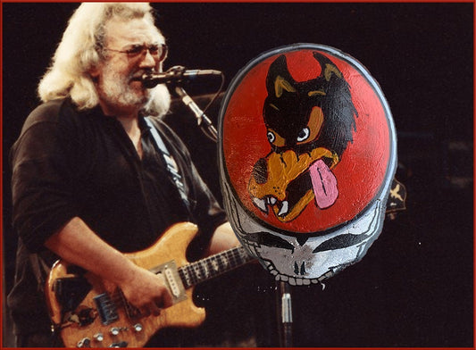 Jerry Garcia of the Grateful Dead's Wolf Stealie