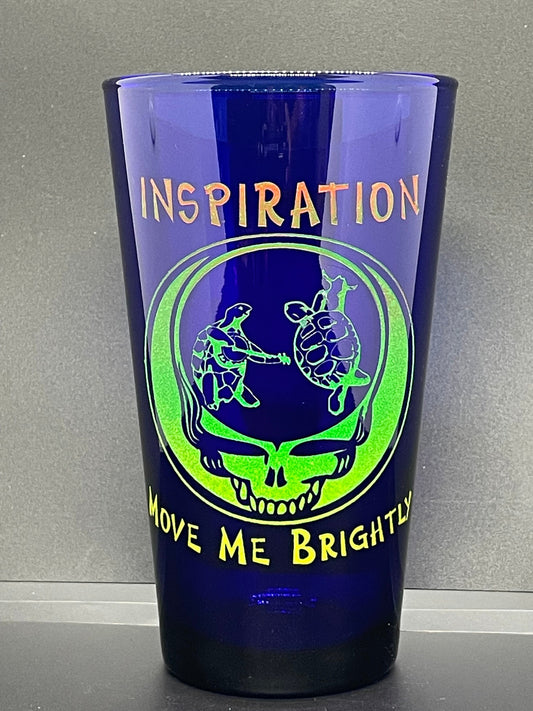 Inspiration Move Me Brightly Pint Glass