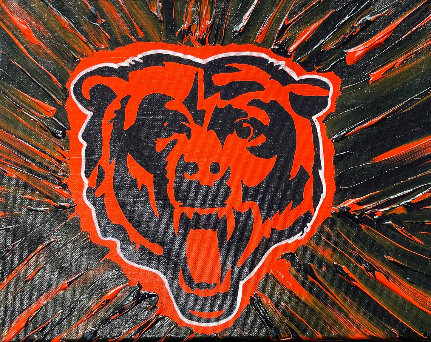 Chicago Blaze Torch Painting