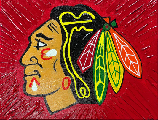 Chicago Blackhawks Painting